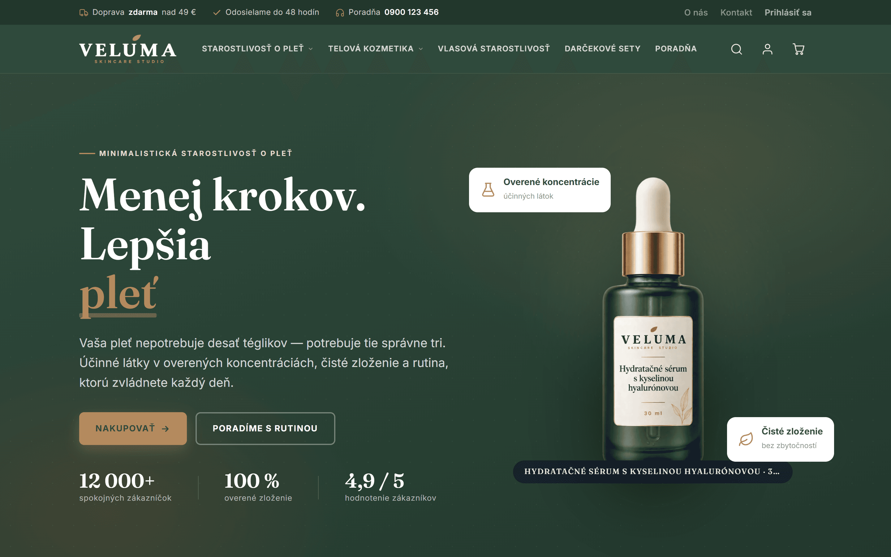 BOOSTERS SHOP — ultrarýchly eshop poháňaný AI — náhľad